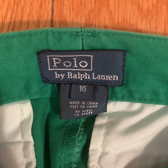 Super green jeans by Polo Ralph Lauren jeans Sz 16 - Picture 3 of 4